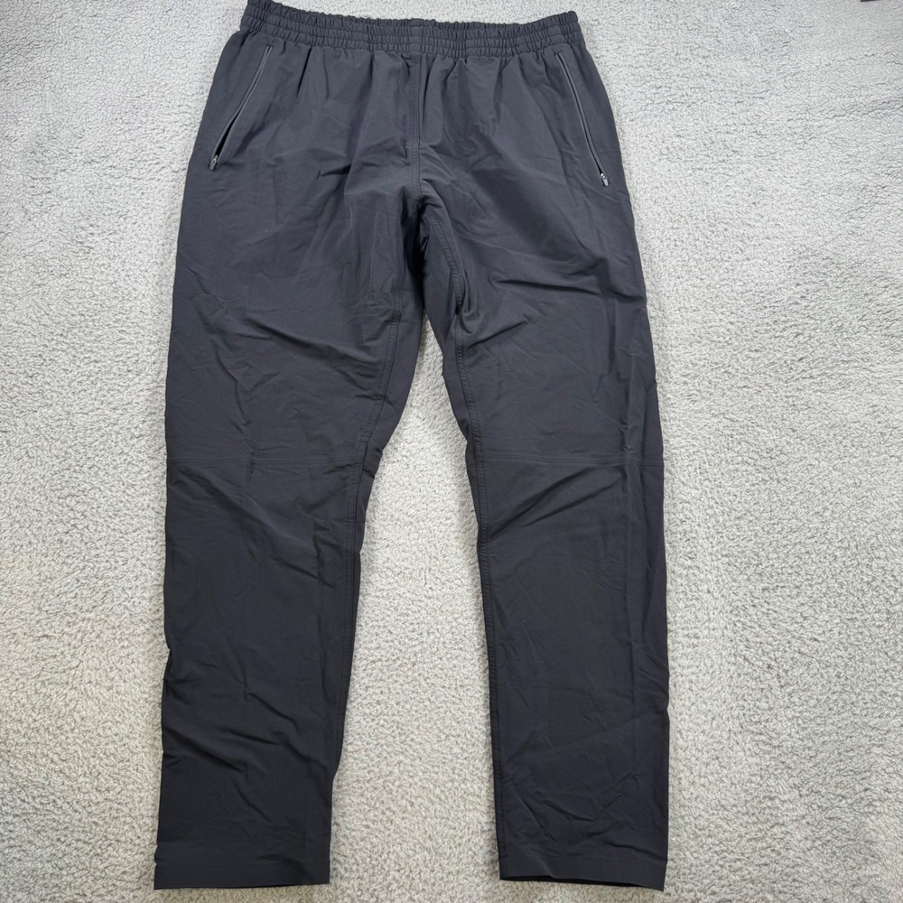 Outdoor Voices Mens XL Black Nylon Elastane Athletic‎ Track Pants Zip Pockets